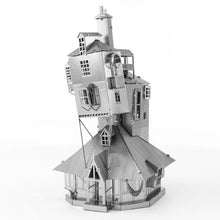 Load image into Gallery viewer, The Burrow Weasley Family Home 3D Metal Model Kit from Harry Potter
