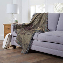 Load image into Gallery viewer, Marauder's Map™ Woven Tapestry Throw Blanket