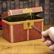 Load image into Gallery viewer, Harry Potter Hogwarts Trunk Savings Bank & Wand