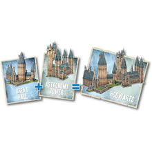 Load image into Gallery viewer, Hogwarts Great Hall & Astronomy Tower 3D Puzzle Set