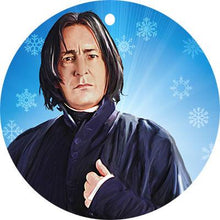 Load image into Gallery viewer, Slytherin Crest and Severus Snape Ornament
