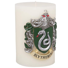 Load image into Gallery viewer, Harry Potter Slytherin Sculpted Insignia Candle
