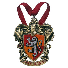 Load image into Gallery viewer, Hogwarts and House Crest Ornaments by Noble Collection
