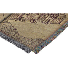 Load image into Gallery viewer, Marauder's Map&trade; Woven Tapestry Throw Blanket
