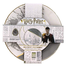 Load image into Gallery viewer, Hogwarts 4-Piece Plate Set from Harry Potter
